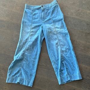 Pilcro and the Letterpress Blue Denim Jeans